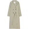 Closed Belted Trench Coat
