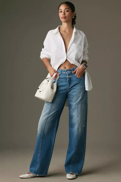 Closed Nikka High-rise Wide-leg Jeans In Blue