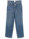 Closed Gillan Rigid Mid-rise Flared Jeans In Blue
