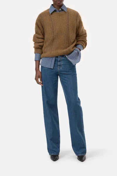 Closed Nikka Jeans In Dark Blue In Brown