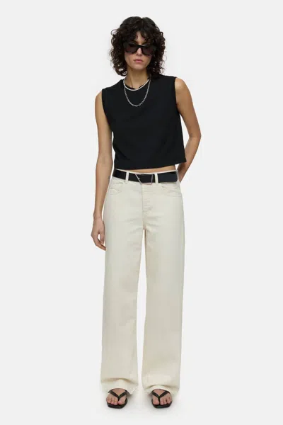 Closed Nikka Wide Denim Jeans In White
