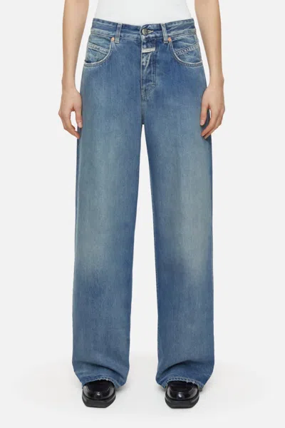 CLOSED NIKKA WIDE FIT JEAN IN DARK BLUE