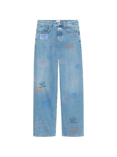 Closed Nikka Wide Jeans In Blue