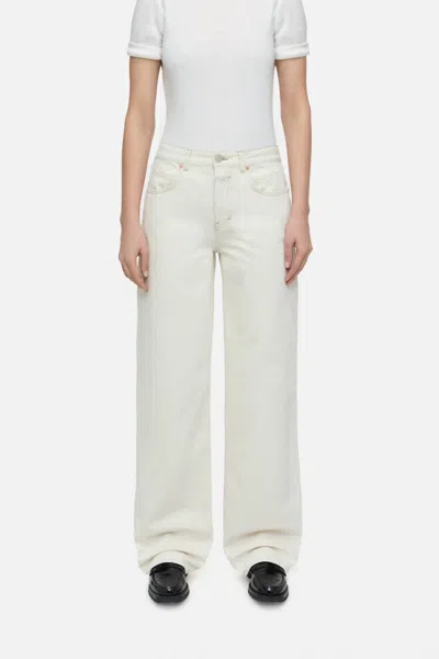Closed Nikka Wide Jeans In Ivory