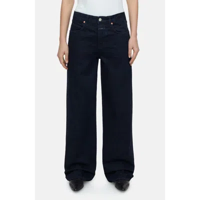 Closed Nikka Wide Leg Jeans In Blue