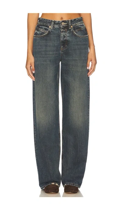 Closed Nikka Wide Leg Jeans In Blue