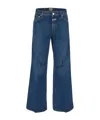 Closed Gillan Low-rise Flared Jeans In Blue