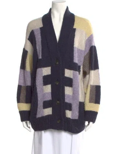 Pre-owned Closed Nylon Printed Sweater In Purple