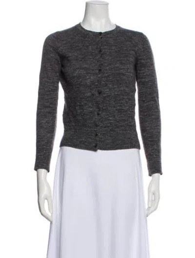 Pre-owned Closed Nylon Scoop Neck Sweater In Blue