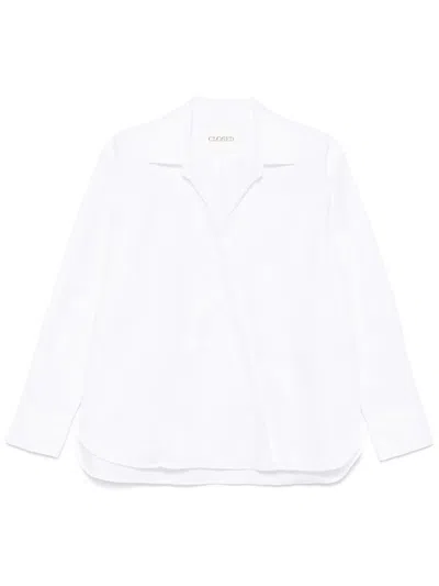Closed Off-centre Shirt In ホワイト