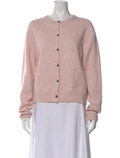 Pre-owned Closed Open Front Sweater In Pink