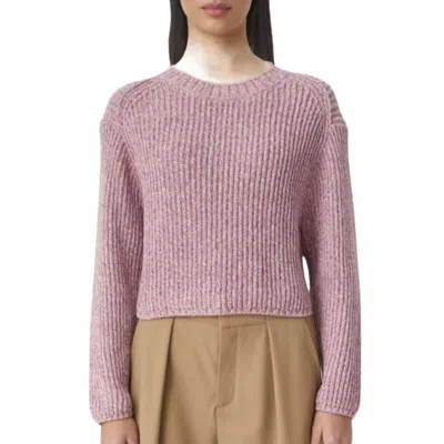 Closed Organic Cotton Crew Neck In Pink Lillies