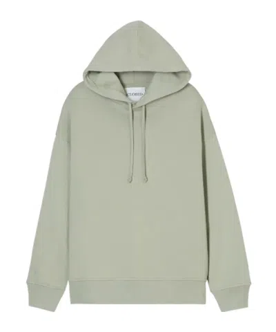 Closed Organic Cotton Hoodie In Green