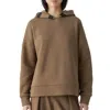 CLOSED ORGANIC COTTON HOODIE IN GOLDEN WOOD