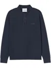 Closed Organic-cotton Polo Sweatshirt In 蓝色