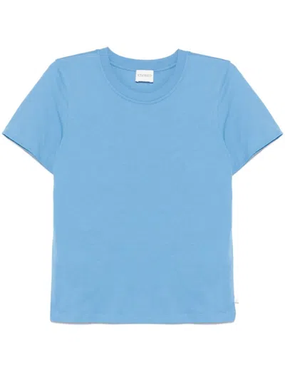 Closed Organic-cotton T-shirt In Blue