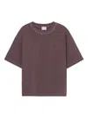 Closed Organic-cotton T-shirt In Pink