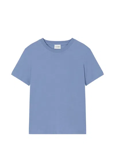 Closed Organic-cotton T-shirt In Blue