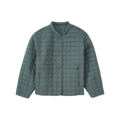 Closed Quilted Jacket In Green