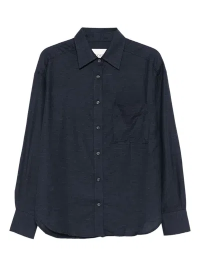 Closed Oversized Cotton Shirt In Blue