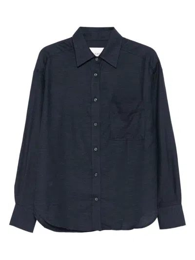 Closed Oversized Cotton Shirt In Blue