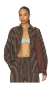 Closed Oversized Shirt In Multi