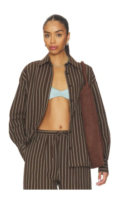Closed Oversized Shirt In Multi
