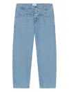 Closed Panelled Straight Jeans In Blue