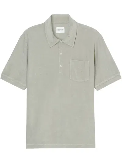 Closed Patch Pocket Polo Shirt In 灰色