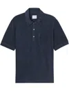 Closed Patch Pocket Polo Shirt In 蓝色