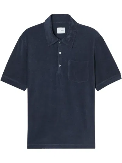 Closed Patch Pocket Polo Shirt In 蓝色