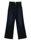 Closed Denim Trousers With Wide Belt Loops In Blue