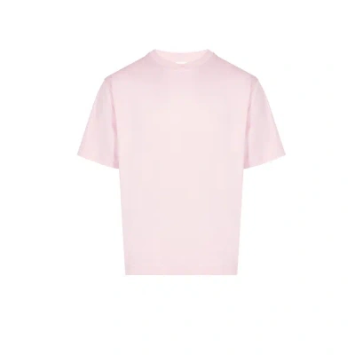 Closed Patchwork-effect Cotton T-shirt In Pink