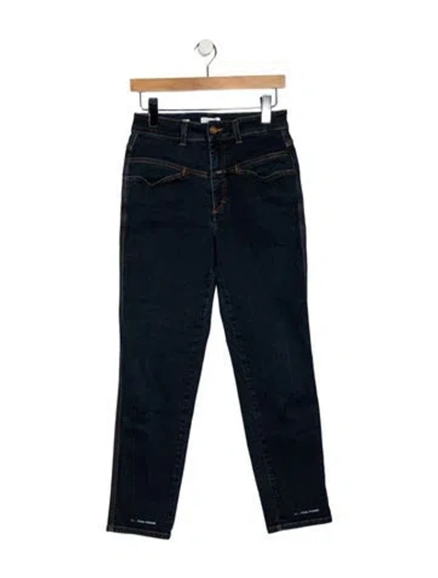 Pre-owned Closed Pedal Pusher Straight Leg Jeans In Blue
