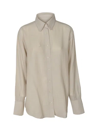 Closed Plain Formal Shirt In Shortbread Beige