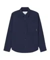 Closed Pocket-patch Shirt Jacket In White