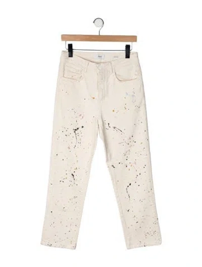 Pre-owned Closed Printed Straight Leg Pants In Neutrals