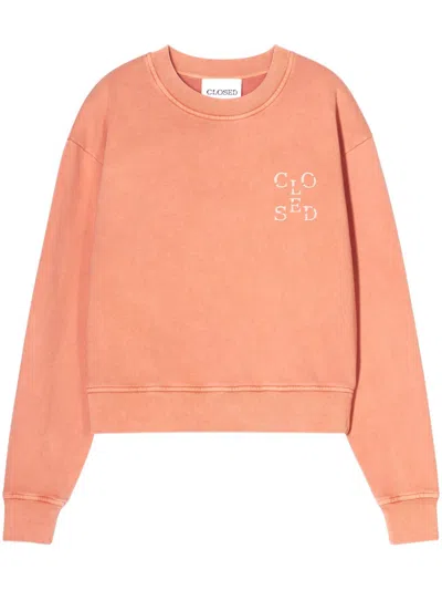 Closed Printed Swetashirt In 橘色