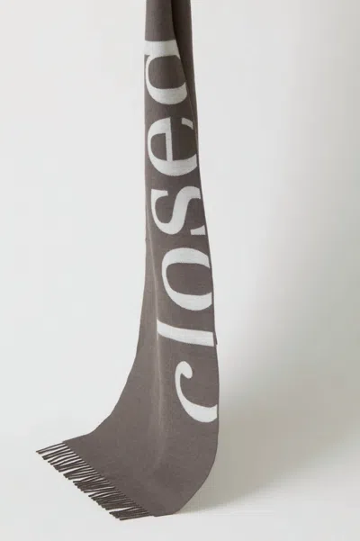 Closed Pure Virgin Wool Scarf In Golden Wood
