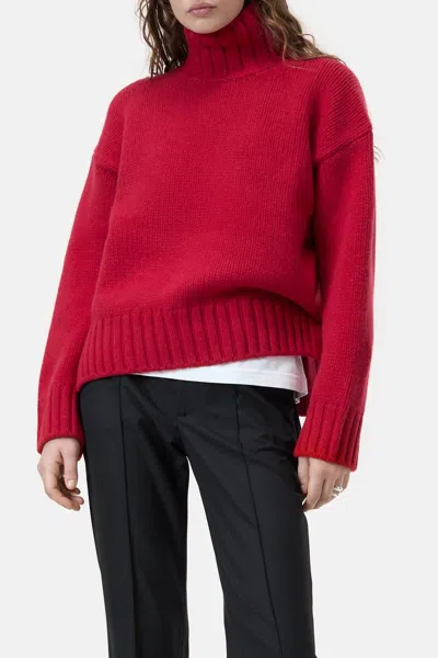 Closed Pure Wool Jumper Sweater In Chili Pepper Red