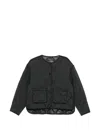 Closed Quilted Jacket In Black
