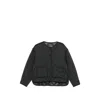 Closed Quilted Jacket In Black