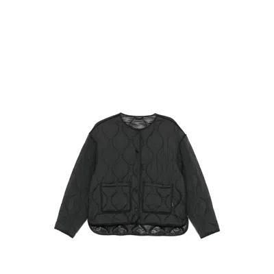 Closed Quilted Recycled Nylon Jacket In Black