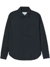 Closed Quilted Shirt Jacket In Black
