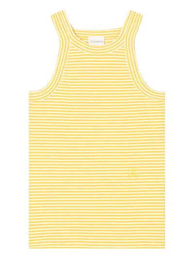 CLOSED RACER STRIPED TANK TOP