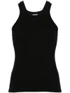 Closed Ribbed-knit Tank Top