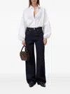 Closed Raglan Poplin Blouse In 화이트