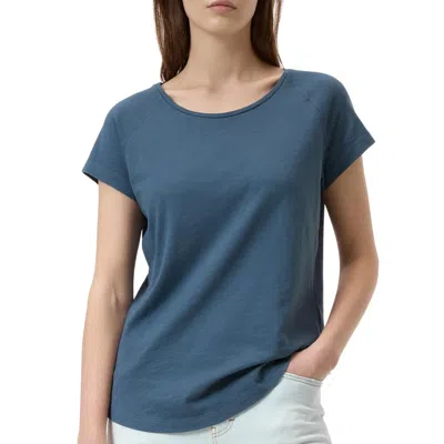 Closed Raglan Short Sleeve Shirt In Graphite Blue