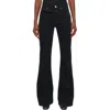 Closed Rawlin Flare Leg Jeans In Dark Grey In Grey