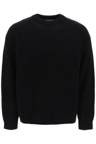 Closed Recycled-wool Sweater In Nero